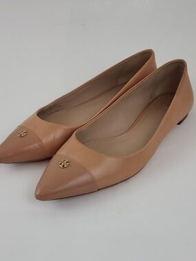 Tory Burch Tan Fairford Flats Size 9 M